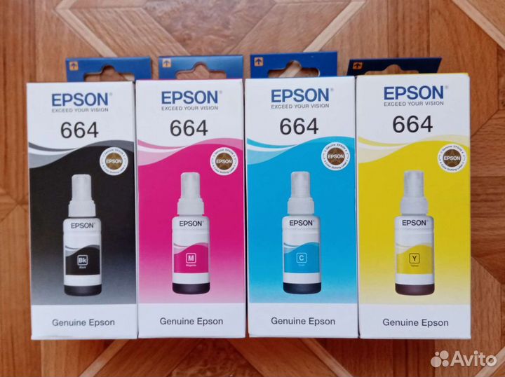 Чернила Epson 664 для струйных принтеров/мфу