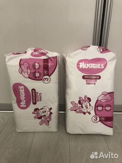 100 шт Подгузники-трусики Huggies Размер М