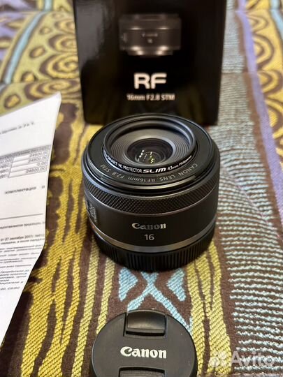Объектив canon rf 16mm