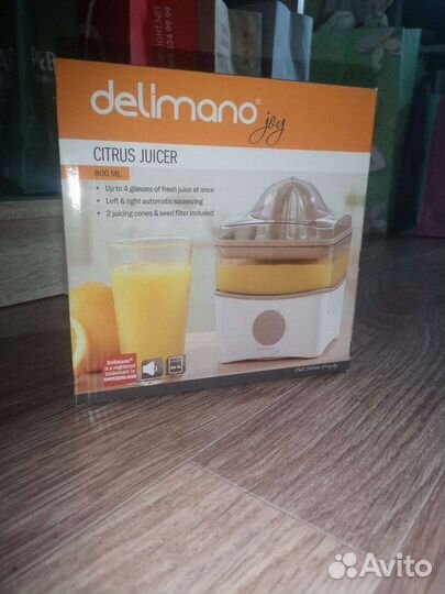Соковыжималка Delimano joy для цитрусовых новая