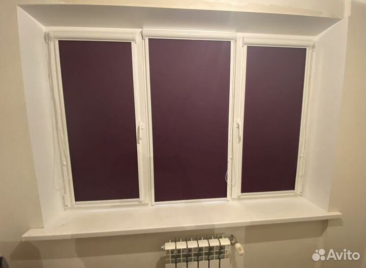 Рулонные шторы блэкаут в коробе S7422