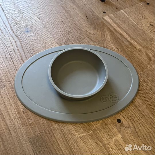 Тарелка детская силиконовая ezpz