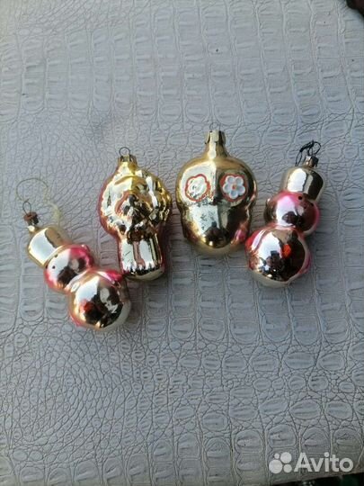 Елочные игрушки СССР