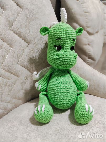 Дракон игрушка амигуруми символ 2024 года