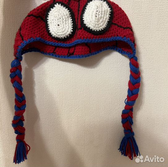 Шапка вязаная ручная работа