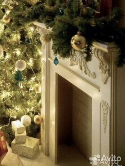 Портал для камина из дерева