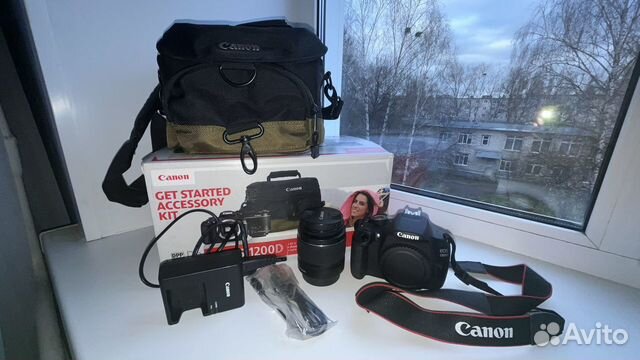 Зеркальный фотоаппарат Canon EOS 1200D Kit 18-55 объявление продам