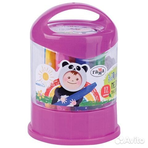 Масляные мелки гамма Малыш 12 цветов, 11х75 мм, ше