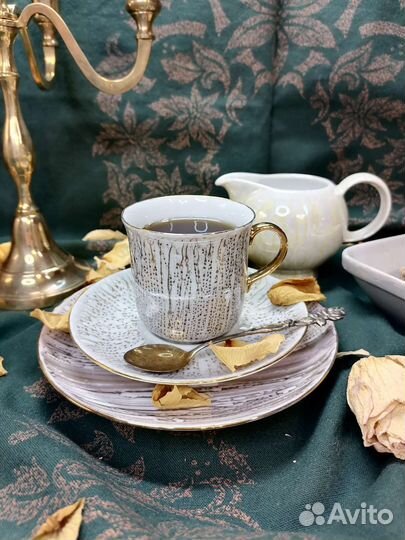 Кофейные трио, фарфор. Германия