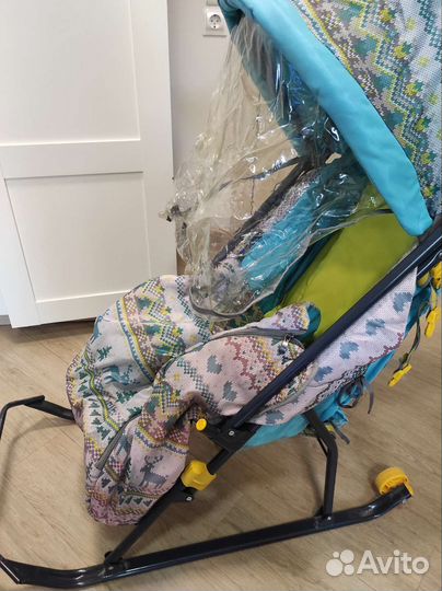 Детские санки коляска