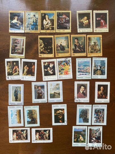 Марки времен СССР Румыния Польша Монгол 1964-1973