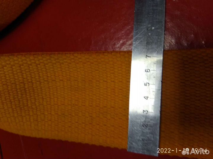 Лента ременная оранжевая