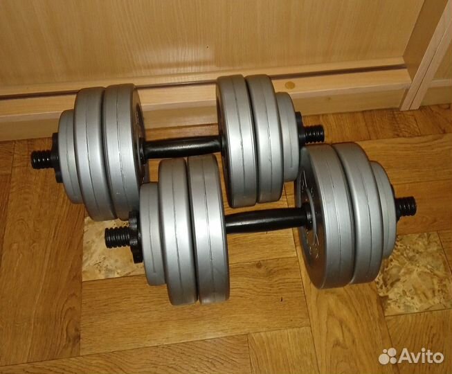 Новые разборные гантели / 21 кг