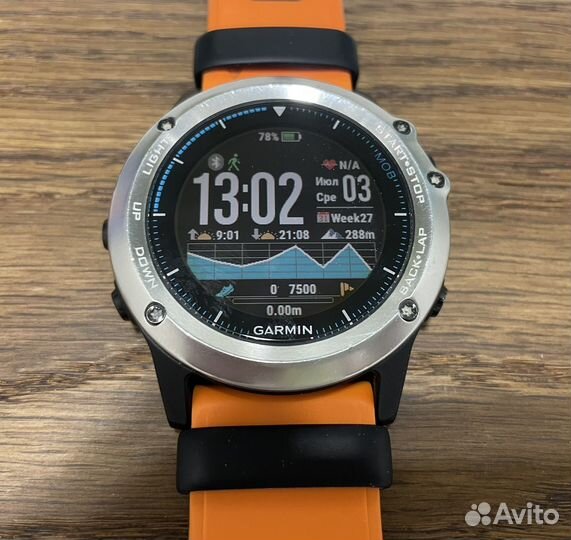 Спортивные часы Garmin Quatix 3 51 мм сапфир