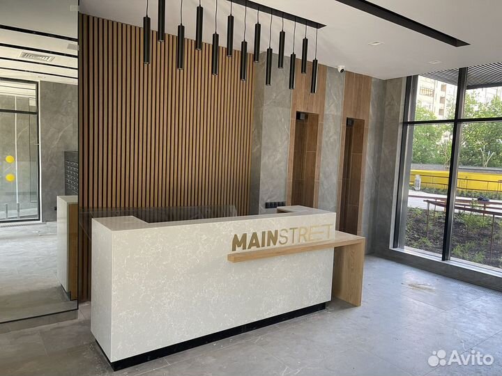 Стойка ресепшен из камня