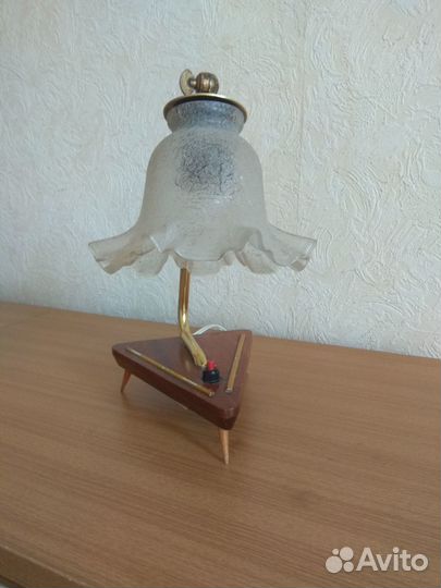 Лампа настольная винтаж ГДР 60-е годы