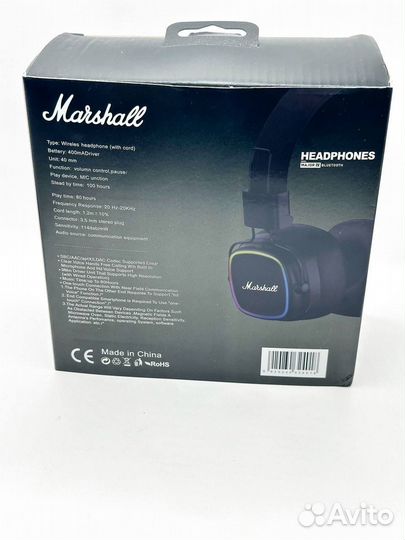 Беспроводные наушники marshall major 4