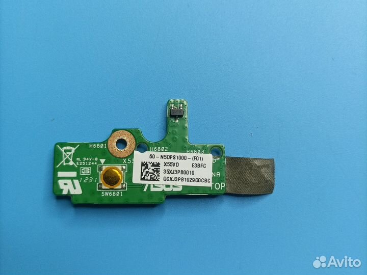 Плата кнопки включения для ноутбука Asus X55C