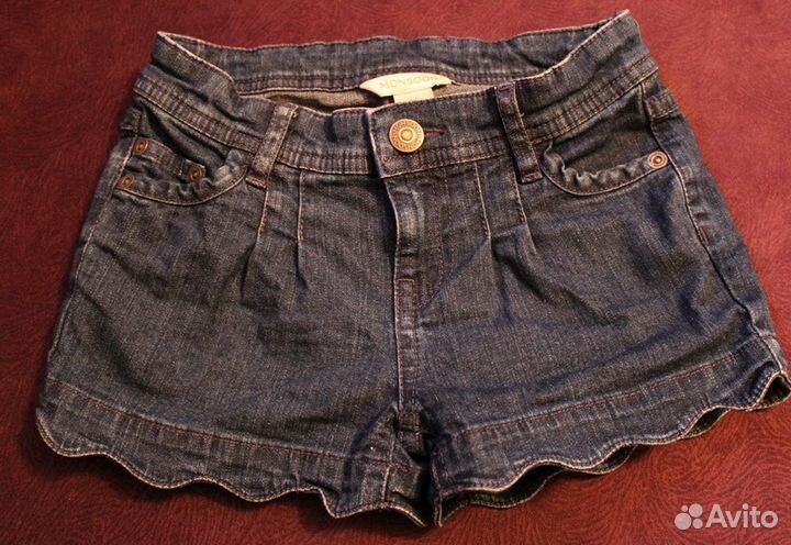 Джинсовые шортики Monsoon 3-4 года
