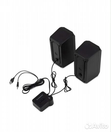 Колонки SunWind SW-SP300, 2.0 Новые