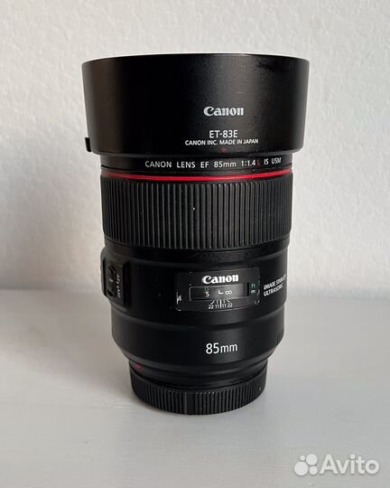 Объектив Canon ef 85mm f 1.4L is usm