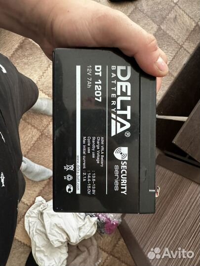 Аккумулятор delta1207