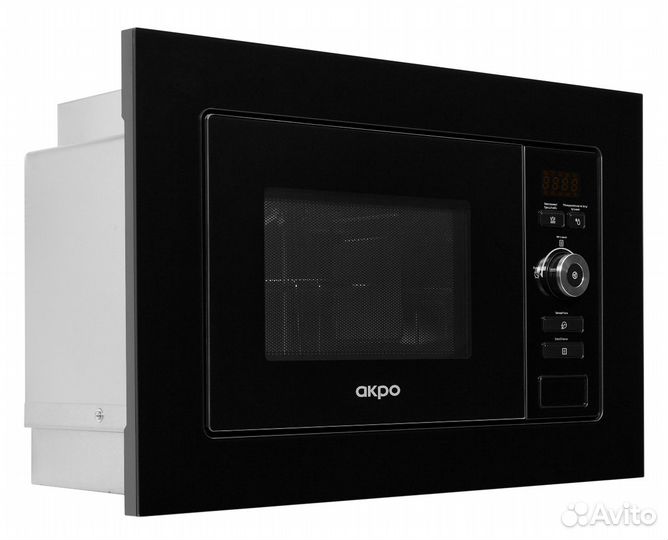 Микроволновая печь встраиваемая Akpo MEA 82008 MMP01 BL, черный