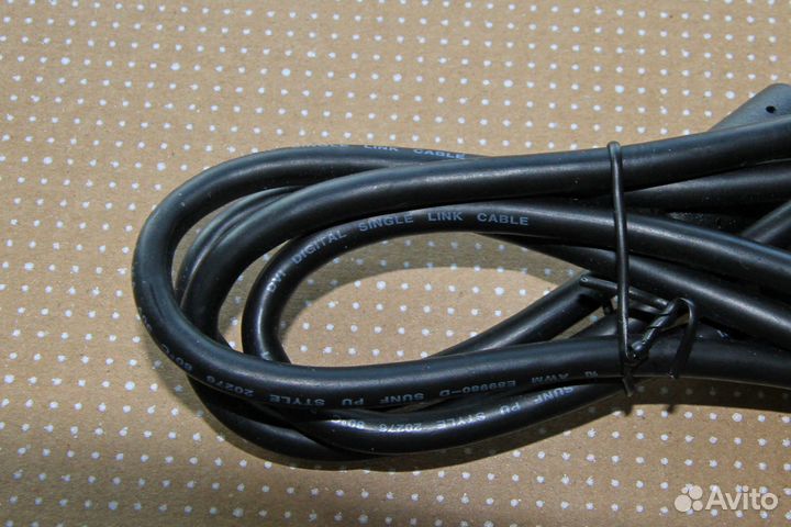 Кабель, шнур AWM DVI-D Single Link 1,8 м