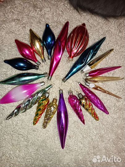 Ёлочные игрушки СССР