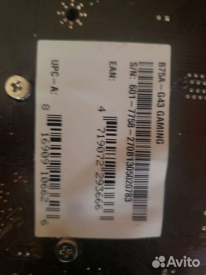 Материнская плата 1155 с процессором i5