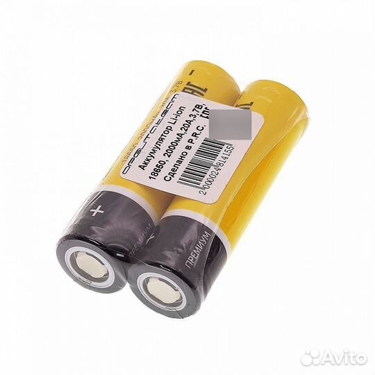 Аккумулятор Орбита 18650 20А, 2000mA, 3,7 В