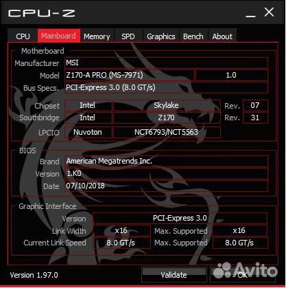 MSI Z170-A Pro (LGA 1151)