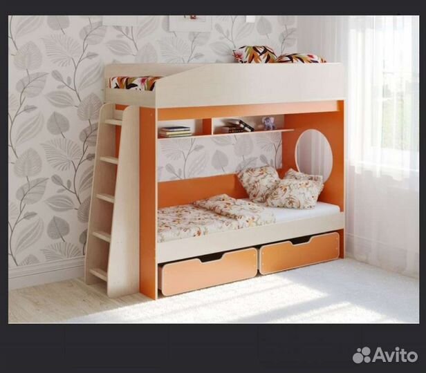 Двухъярусная кровать детская