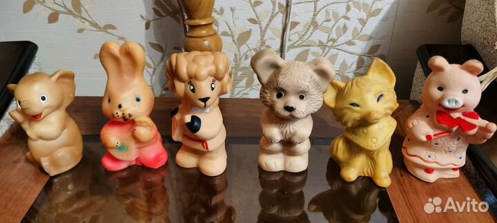 Резиновые игрушки СССР