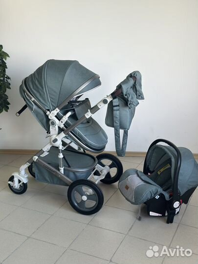 Коляска трансформер 3 в 1 «LuxMom» (новая)