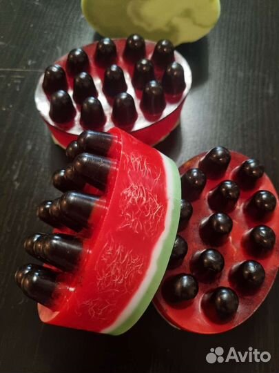 Массажное мыло с люфой