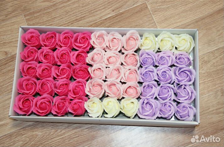Мыльные розы оптом