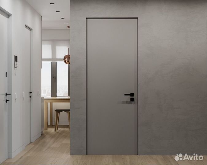 Скрытая дверь с коробкой