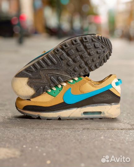 Air Max Terrascape 90 Wheat Gold Blue Lightning