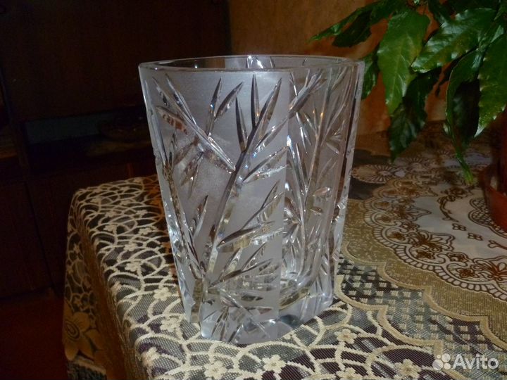 Вазы хрусталь винтаж