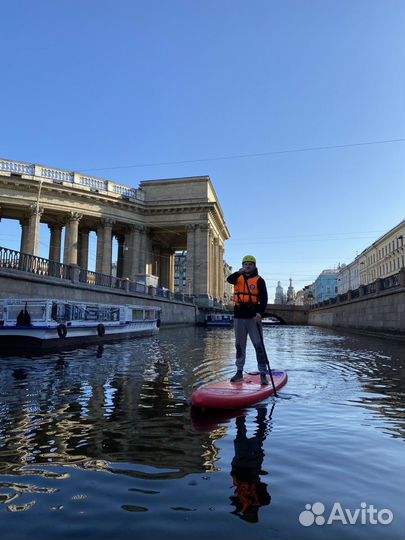 Прогулки Сап борд Лахта закат