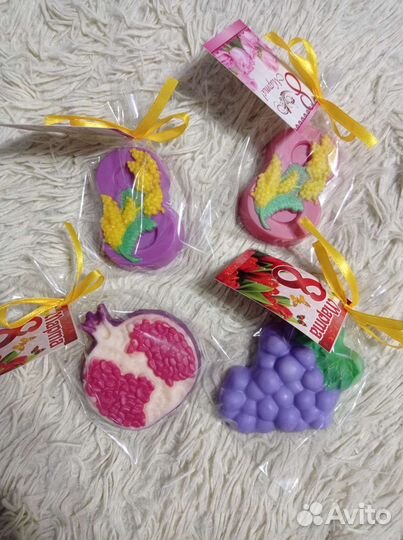 Мыло кекс к 8 марта