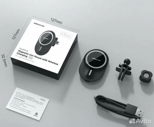 Держатель для iPhone MagSafe Nillkin с зарядкой