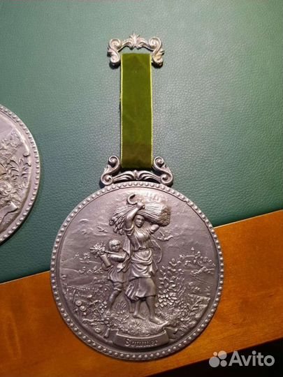 Набор оловянных панно (Германия)