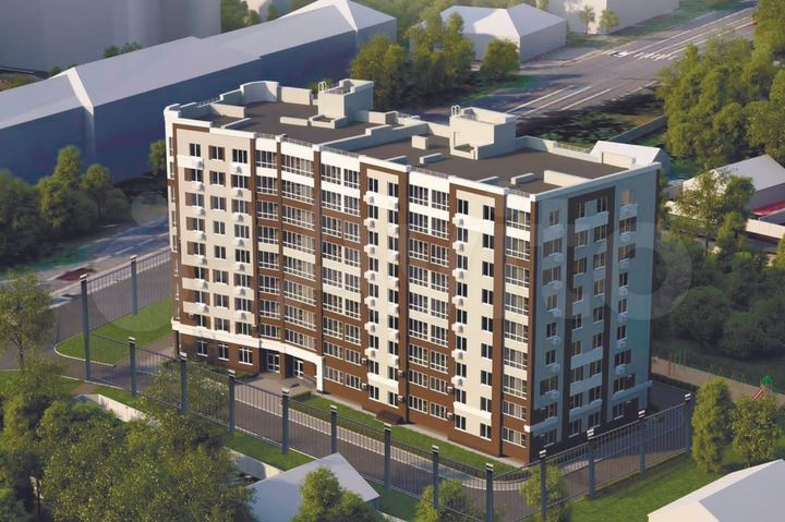 2-к. квартира, 66,6 м², 8/9 эт.