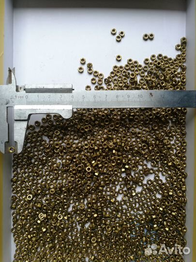 Гайка медная М 2,5