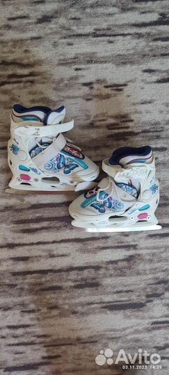 Коньки детские раздвижные
