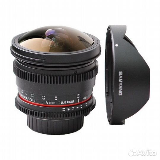 Samyang 8mm T3.8 vdslr II для Canon EF новый