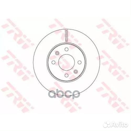Торм.диск пер.вент.256x22 4 отв. hyundai Solaris