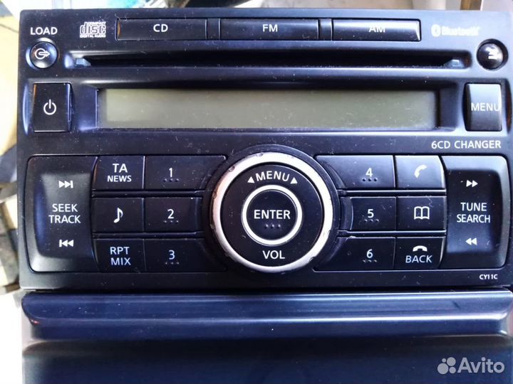 Магнитола x-trail 2007 г/в родная